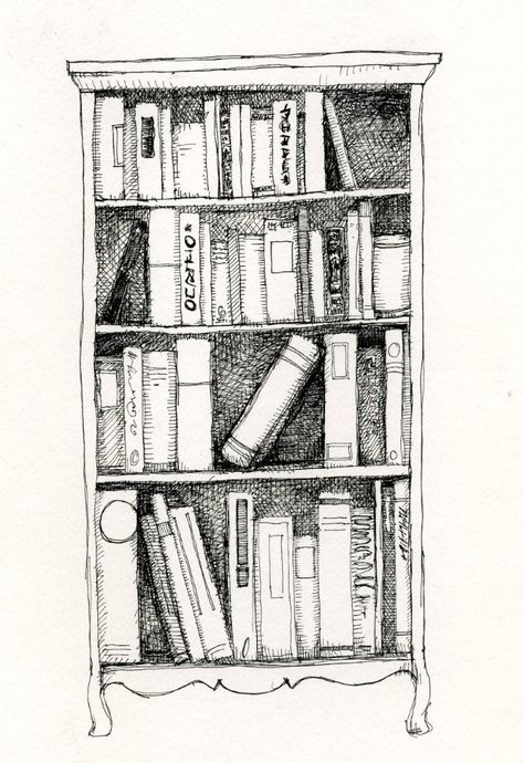 Bookshelve rough sketch Drawing Bookshelf, Victorian Bookshelf, Bookshelf Drawing, Window Bookshelf, Library Drawing, Whimsical Art Journal, Bookshelf Art, Drawing Interior, Library Art