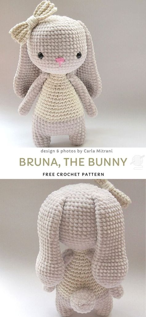 Crochet Easter, Crochet Bunny Pattern, Crochet Dolls Free Patterns, Amigurumi Bunny, Pola Amigurumi, Bunny Crochet, Crochet Amigurumi Free Patterns, Crochet Amigurumi Free, Crochet Animal Patterns