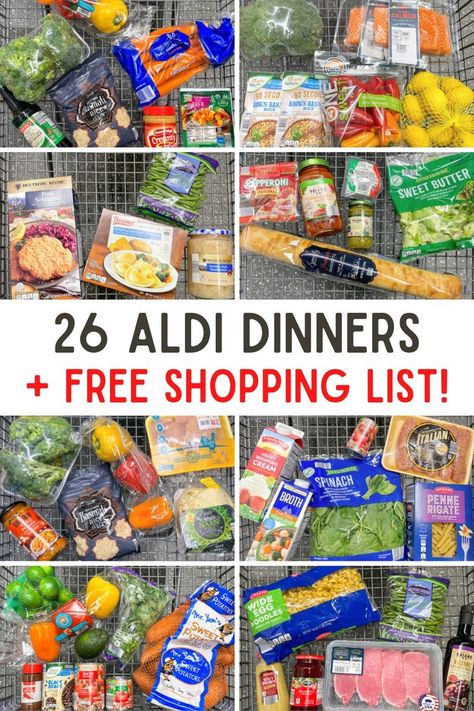 Aldi Meal Ideas, Aldi Dinner Ideas, Snack Boards, Cheap Meal Plans, Frugal Meal Planning, Aldi Meal Plan, Cheap Family Meals, Aldi Recipes, Meal Planning Menus