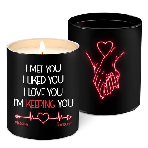 Valentines Day Gifts For Girlfriend, Couple Valentines Day, Romantic Gifts For Boyfriend, Romantic Gifts For Wife, Date Night Gifts, Romantic Anniversary Gifts, Lavender Scented Candle, Gifts For Couples, Gifts For My Girlfriend