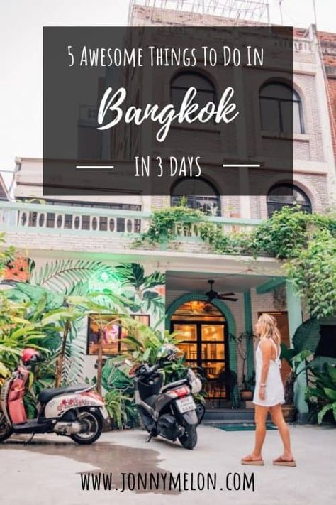 5 BEST Things To Do In Bangkok In 3 Days (2024) 30 Travel Europe Destinations, Adventure Places, Bangkok Itinerary, Bangkok Travel Guide, Things To Do In Bangkok, Thailand Vacation, Bangkok City, Bangkok Travel, Vacation Tips