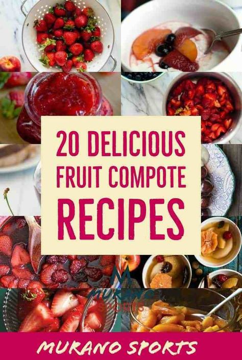 Compote Recipe, Berry Compote, Fruit Compote, Fancy Desserts, Mixed Fruit, Delicious Fruit, Mixed Berries, Sweet Breakfast, Recipe Using