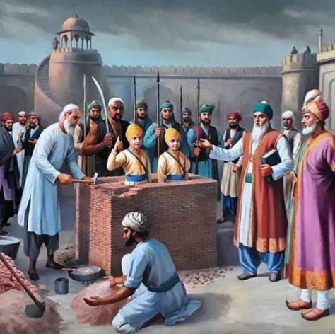 Chote Sahibzade Shahidi, Char Sahibzade, Char Sahibzade Pics, Guru Tegh Bahadur, Baba Deep Singh Ji, Guru Nanak Photo, Guru Nanak Wallpaper, Lol Photo, Religious Photos