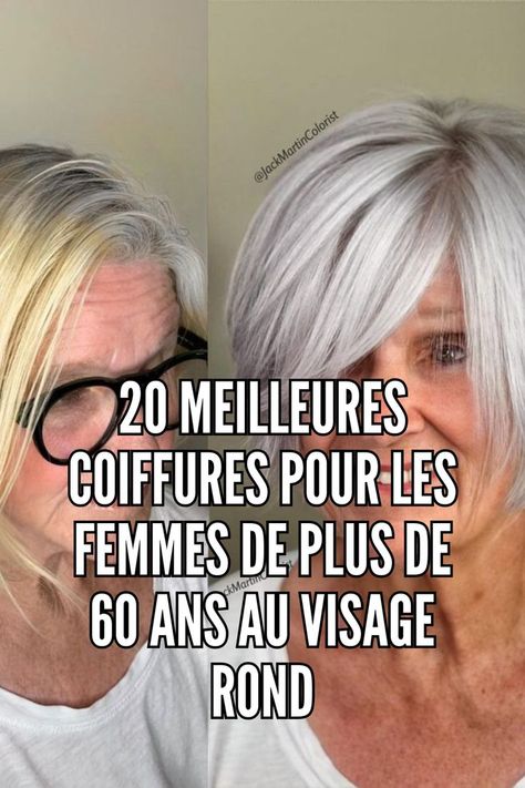 Le plus flatteur Coiffures courtes pour les femmes au visage rond Les cheveux courts ont des épaisseurs et flattent les angles doux des visages ronds. Une coupe courte volumineuse et dégradée est un excellent choix pour obtenir une apparence jeune. // Crédit photo : Instagram @jackmartincoloriste Les Angles, Photo Instagram, Couture, Instagram