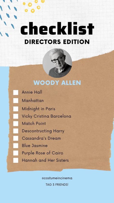 Woody Allen Poster, Action Movies To Watch, Hannah And Her Sisters, Woody Allen Movies, Filmmaking Tips, Movie To Watch List, Foreign Movies, New Movies To Watch, Inspirational Movies