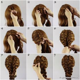 French Braids Tutorial, Wine Hair Color, Mermaid Braid, Ash Hair, Wine Hair, Ash Hair Color, Hair And Makeup Tips, Waterfall Braid, Braid Tutorial