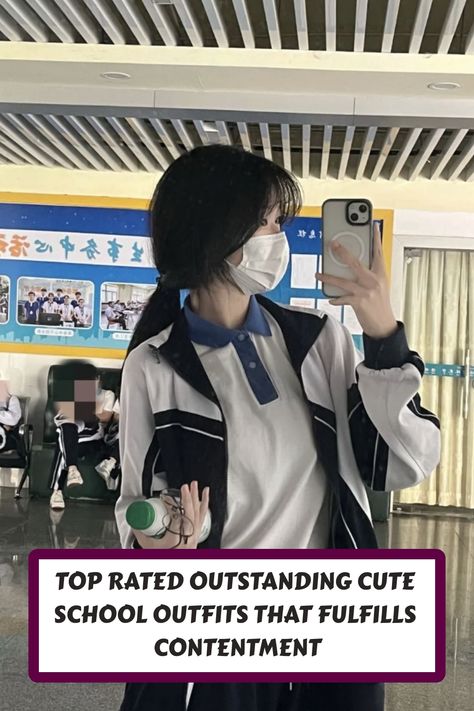 Yn In Uniform, Boarding School Aesthetic Uniform Pe, Shenzhen High School, Chinese Student Aesthetic, Yn School, Chinese School Aesthetic, Cute School Outfits Uniform, Korea School Uniform, Korean High School Uniform