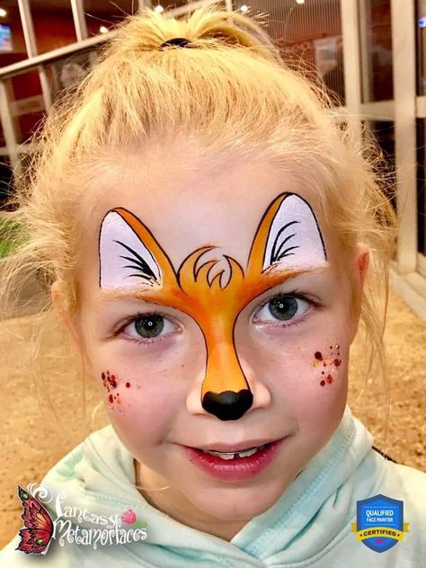 Face Painting Ideas Animals, Kids Easy Face Painting Ideas, Diy Face Painting For Kids, Kids Facepainting Ideas Simple, Spring Face Paint Ideas, Fall Facepainting Ideas, Kid Face Paint Ideas, Kids Face Painting Ideas Easy, Easy Fall Face Painting Ideas