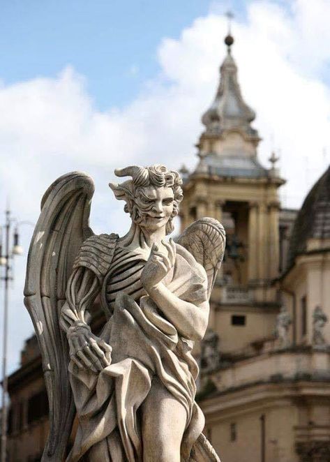 #art#artist#sculpture#sculptor#statue#Italia#roma#inspiration Piazza Del Popolo, Angels And Demons, An Angel, Rome Italy, Rome, Angel, Statue, Italy, Building