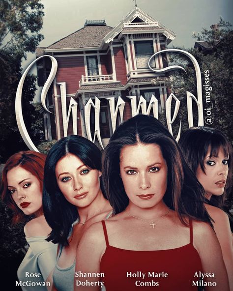 Charmed Tv Show Poster, Charmed Poster, Movie Widget, Charmed Aesthetic, Charmed Outfits, Type Of Aesthetics, Charmed Tv Show, Witch Board, Charmed Book Of Shadows