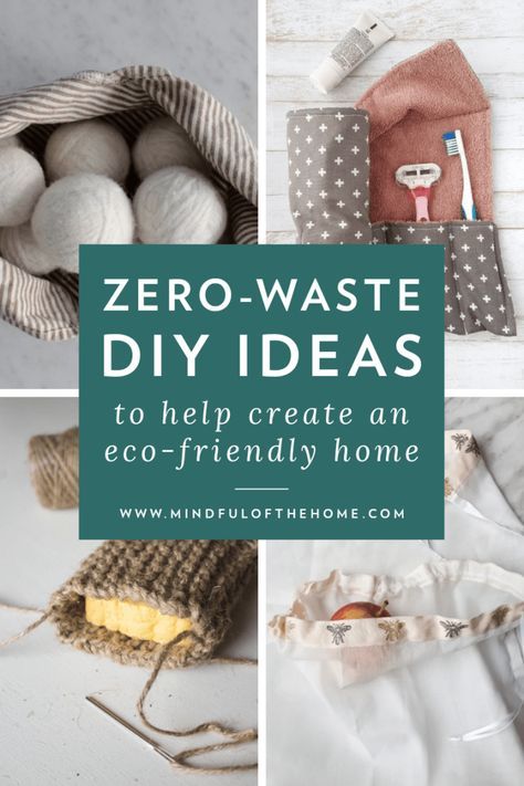 If you want to become more sustainable, start focusing on reusing items as much as possible. And instead of buying new zero-waste products, make your own! These zero-waste DIY ideas for reusable products will help you transition to a more eco-friendly and plastic-free lifestyle. #zerowaste #DIY #sustainable #plasticfree #mindfulofthehome #ecofriendly #zerowasteliving #sustainability Sustainable Diy, Waste Free Living, Reusable Products, Zero Waste Swaps, Environmentally Friendly Living, Eco Friendly Diy, Zero Waste Kitchen, Free Lifestyle, Waste Free