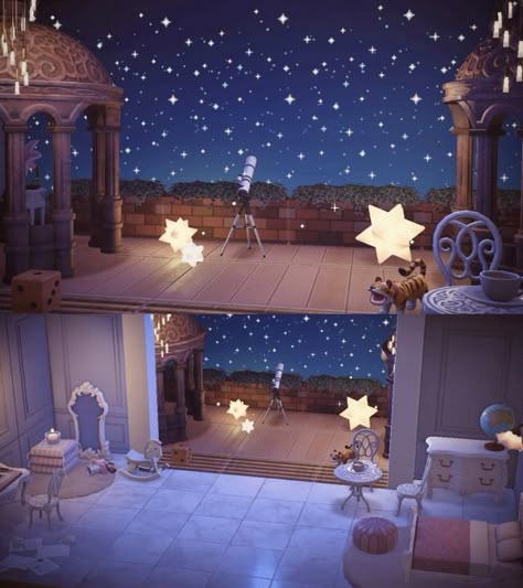 Acnh Stage Design, Stargazing Acnh Area, Star Filled Sanctuary Acnh, Acnh Stargazing Area Codes, Acnh Stage, Acnh Stargazing, Acnh Stargazing Area, Acnh Egypt, Acnh Interior