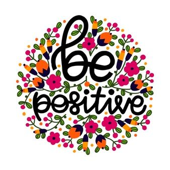 Premium Vector | Positive quote background with lettering Positive Phrases, Ayat Alkitab, Be Positive, Quote Backgrounds, Lettering Quotes, Brush Lettering, Positive Thoughts, Happy Quotes, Words Quotes