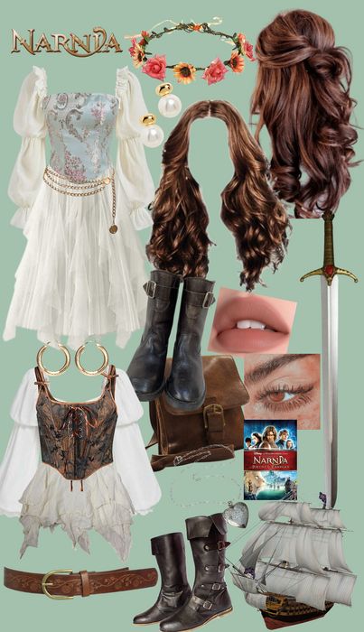 narnia Outfit | ShopLook Once Upon A Time Inspired Outfits, Narnia Aesthetic Outfit, Narnia Outfit Ideas, Narnia Inspired Outfits, Narnia Clothes, Narnia Outfits, Narnia Costumes, Era Outfits, Adventure Core