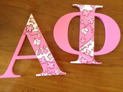 I like the idea of only partially painting the pattern on Greek Letters Painted, Sorority Letters Painted, Alpha Phi Letters, Sorority Sugar, Sorority Letters, Alpha Sigma Tau, Sorority Canvas, Alpha Omicron Pi, Alpha Xi Delta