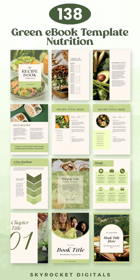 Best Canva Templates, Yoga Coaching, Ebook Design Layout, Coaching Workbook, Fitness Ebook, Free Business Logo, Ebook Template Design, Recipe Book Design, Digital Workbook