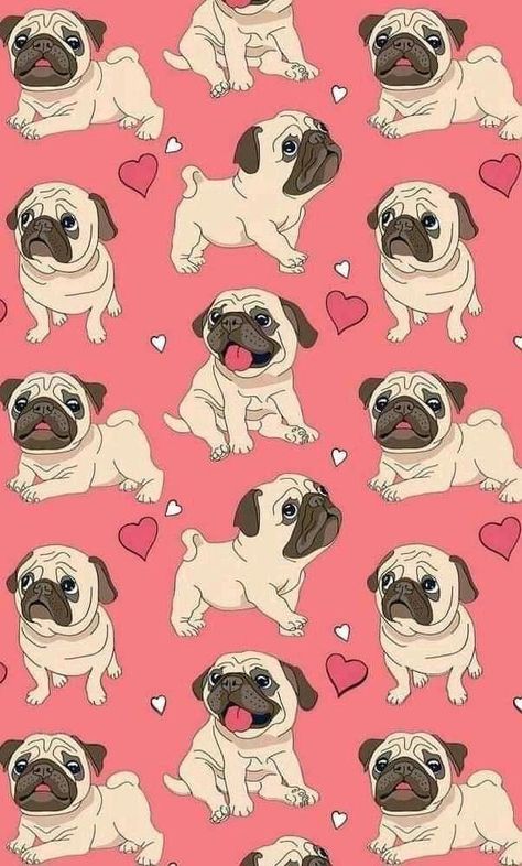 Aesthetic Dog Wallpaper Iphone, Pug Wallpaper Iphone, Cute Pug Wallpaper, Wallpaper Aesthetic Dog, Dog Wallpaper Aesthetic, Cute Pugs Wallpapers, Aesthetic Dog Wallpaper, Wallpaper Pug, Pug Wallpaper