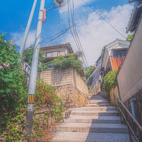 Credits to the rightful owner. დ𝐓𝐀𝐆𝐒: #onomichi #japan Onomichi Japan, Seoul Landscape, Lonely Girl, Paper Craft Diy Projects, Urban Architecture, Street Photo, Life Goals, Aesthetic Photo, Fair Grounds