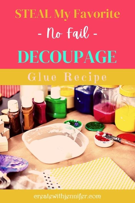 How to Make Decoupage Glue: This Works When Time is Tight! Homemade Mod Podge Recipe, Homemade Mod Podge, Decoupage Tutorial, Mod Podge Crafts, Decoupage Glue, Decoupage Art, Junk Journals, Diy Painting, Tissue Paper