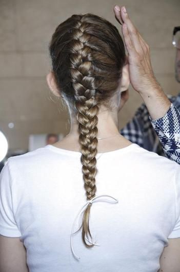 french braid Different Braids, Perfect Ponytail, Hair Indian, French Braid Hairstyles, Fishtail Braid, Amazon Link, Daily Hairstyles, Hair Weaves, Wigs Hair