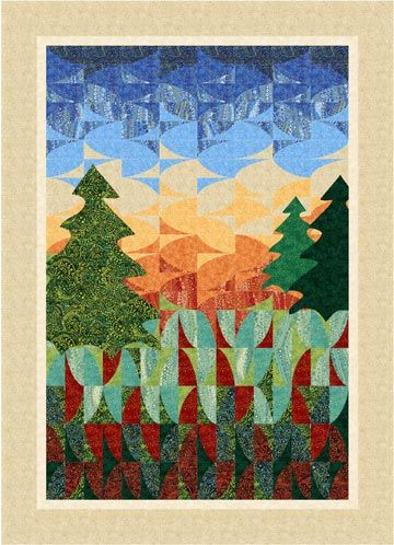 Northcott Over The River And Through The Woods Quilt, Northcott Panel Quilts, National Parks Fabric Panel, Fox In The Forest Quilt, Mini Wall Hanging, Northcott Day Dreams Bear Fabric Panel, Cottage Quilt, Mini Wall, Abstract Quilt