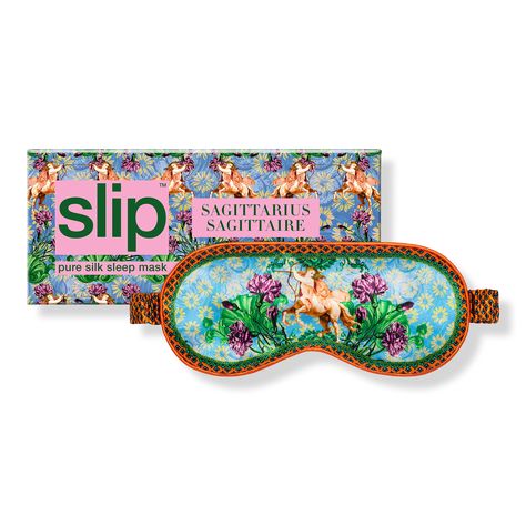 Zodiac Pure Silk Sleep Mask - ZODIAC SLEEP MASK SAGITTARIUSBenefitsDesigned to help you get your uninterrupted beauty sleep.FeaturesThe stars have aligned. Embark on a celestial slumber with Slip's Zodiac-inspired silk sleep masks.THE SLIPSILK DIFFERENCE: Slip pure silk products are made using slipsilk, developed and refined for over ten years to provide the ultimate combination of shine, thickness, softness and durability.Includes1 x Sagittarius Pure Silk Sleep Mask (3.3" x 8.1" / 8.5cm x 20.5cm) - Zodiac Pure Silk Sleep Mask Stuff To Get On Amazon, Sleep Mask Aesthetic, Stuff To Get For Christmas, Self Care Kit Gift, Outdoor Gifts For Men, Mystical Gifts, Girlie Gifts, Sleep Bonnet, Gifts For Daughters