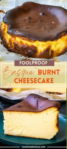 Burnt Cheesecake Pioneer Woman, Blackened Cheesecake, Best Basque Cheesecake Recipe, Basque Burnt Cheesecake Recipes, Burned Basque Cheesecake, Bisque Burnt Cheesecake, Burned Cheesecake Recipe, Easy Basque Burnt Cheesecake Recipe, Air Fryer Basque Burnt Cheesecake