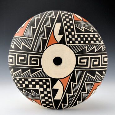 Acoma Pottery, Acoma Pueblo, Clay Slip, Rain Design, Clouds Design, Line Work, Checkerboard Pattern, Red Clay, Pottery Designs