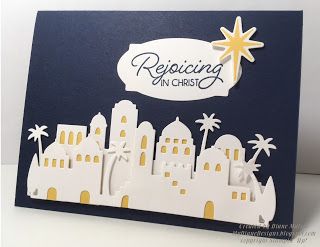 MyDiane Designs: In Bethlehem, Night In Bethlehem, Rose Garden, Bethlehem, Stampin' Up! Night In Bethlehem, Nativity Christmas Cards, Card Night, Christmas Cards 2017, Bethlehem Star, Christmas Religious, Christmas Card Inspiration, The Nativity, Stampin Up Christmas Cards