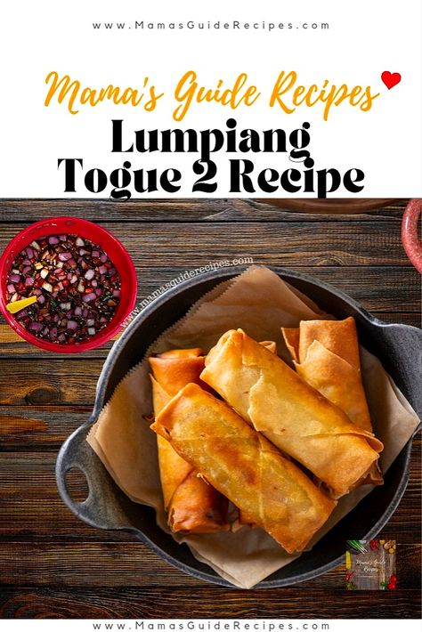 Lumpiang Togue 2 (Bean Sprout Spring Rolls) INGREDIENTS: INSTRUCTIONS: Homemade Lumpia Wrapper: INGREDIENTS: How to cook Lumpia Wrapper: YOU MAY ALSO TRY OUR: Lumpiang Togue Recipe, Lumpiang Gulay Recipe, Sawsawan Recipe, Mango Tapioca Recipe, Homemade Lumpia, Siopao Recipe, Lumpia Wrapper, Mango Chutney Recipe, Bean Sprout