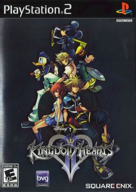 Kingdom Hearts II (2005) Gamer Wall Art, Kingdom Hearts 2, Haley Joel Osment, Kingdom Hearts Games, Kingdom Hearts Ii, Kingdom Hearts Fanart, Ps2 Games, Dark Crystal, Some Games