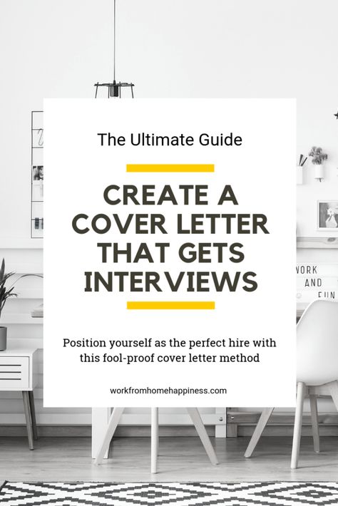 Work From Home Cover Letter: The Foolproof Template That Gets Results Writing Resume, Resume Ideas, Job Interview Preparation, Interview Techniques, Resume Advice, Cover Letter Tips, Job Skills, Job Tips, Fashion Career