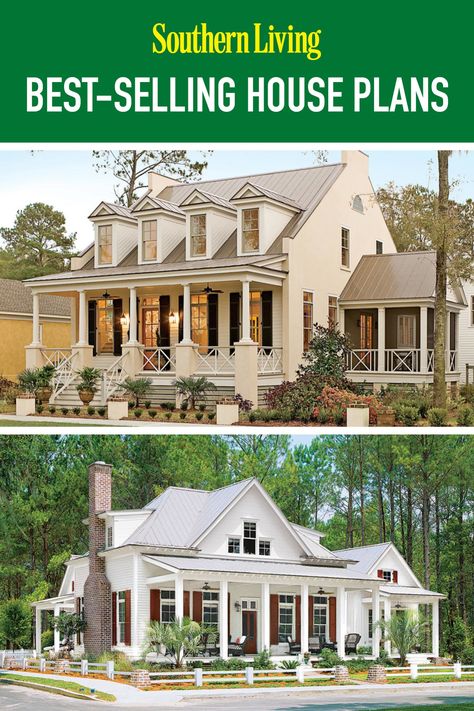 Celebrating over 30 years of offering exclusive custom designed homes, here’s a look at some of the most popular plans offered by Southern Living House Plans. Southern Living Cottage, Dream Estate, Southern Living House, Southern Style House Plans, Carriage House Plans, Southern Living House Plans, Concept Model, Southern House, Southern Living Homes