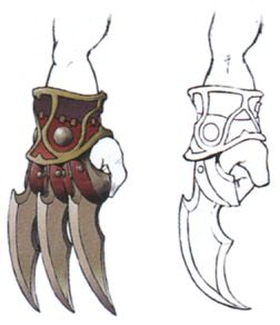 Cat Claws - The Final Fantasy Wiki - 10 years of having more Final ... Claws Fantasy Art, Clawed Gauntlet Fantasy, Claws Concept Art, Claws Drawing Reference, Claws Drawing, Claw Pose, X Male Reader, Fantasy Props, Tactical Equipment