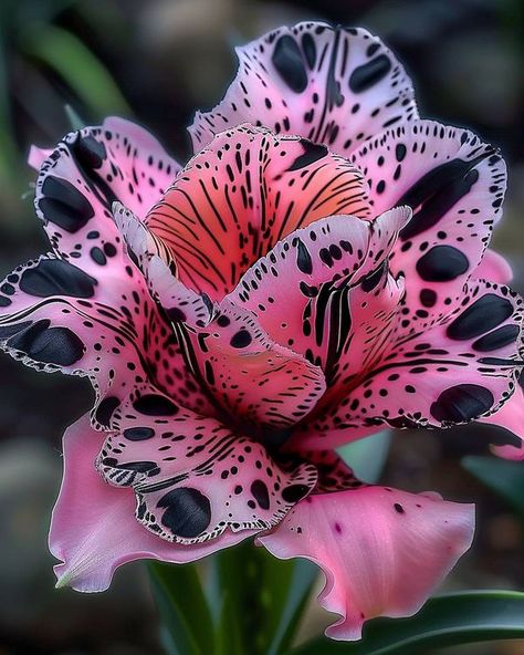 Cool Flowers, Different Kinds Of Flowers, Strange Flowers, Rare Orchids, Weird Plants, Gothic Garden, Unusual Plants, Unusual Flowers, Blooming Plants