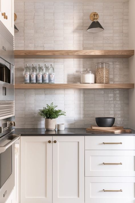 Q&A: The White Grouts we use in our Tiling Projects Backsplash Trends, Black Countertops, Neutral Kitchen, Becki Owens, Kitchen Tile, Kitchen Tiles Backsplash, Tile Installation, White Tiles, Counter Tops