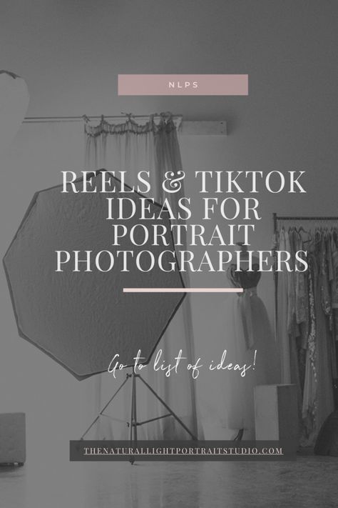 video ideas for photographers who need help with reels and tikok. Tikok video ideas for photographers. Join our email list! Photographer Reel Ideas, Reel Ideas, Tic Tok, Photography Education, Photographer Headshots, Video Ideas, Spring Photography, Branding Photography, Photography Skills