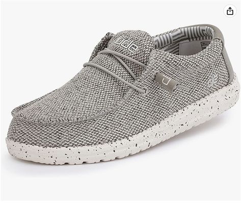 Hey Dude Wally Men's & Women's Loafers | Men's Slip On Shoes | Women's Slip On Shoes | Comfortable & Light-Weight Lace Up Loafers, Mens Slip On Shoes, Popular Boots, Hey Dudes, Women's Slip On Shoes, Slip On Shoe, Most Comfortable Shoes, Light Weight Shoes, Hey Dude