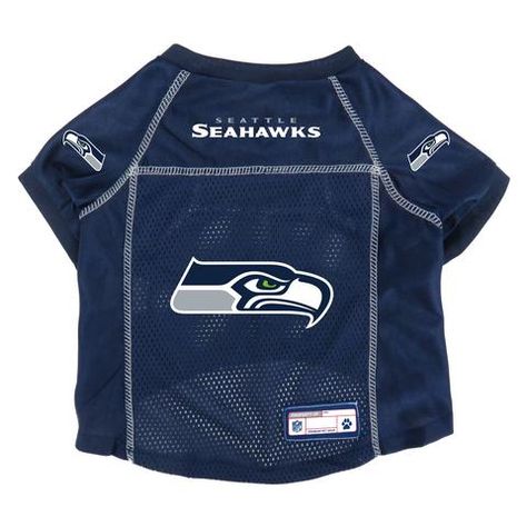 Seattle Seahawks Pet Jersey Size L #SeattleSeahawks Jersey Patriots, Dog Jersey, Nfl Patriots, Mesh Jersey, Columbus Blue Jackets, Pet Shirts, Tennessee Titans, Team Jersey, Self Service