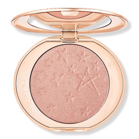 Glow Glide Face Architect Highlighter - Charlotte Tilbury | Ulta Beauty Charlotte Tilbury Glow, Charlotte Tilbury Highlighter, Charlotte Tillbury, Charlotte Tilbury Makeup, Makeup Wishlist, Emo Hair, Powder Highlighter, Highlighter Makeup, Makeup Items