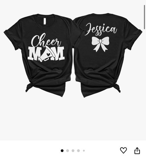 Cheer Sister Gifts, Cheerleading Mom Shirts, Custom Cheer Shirts, Cheer Mom Shirt, Shirts For Moms, Football Coaches, Cheerleading Mom, Cheer Shirt, Dark Heather Color