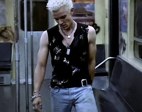 My favorite version of Spike - '77 NYC punk Spike Spike Aesthetic Buffy, Spike Btvs Aesthetic, Spike Buffy Aesthetic, Spike Cosplay, Spike Aesthetic, Btvs Spike, Nyc Punk, Spike Buffy, James Marsters