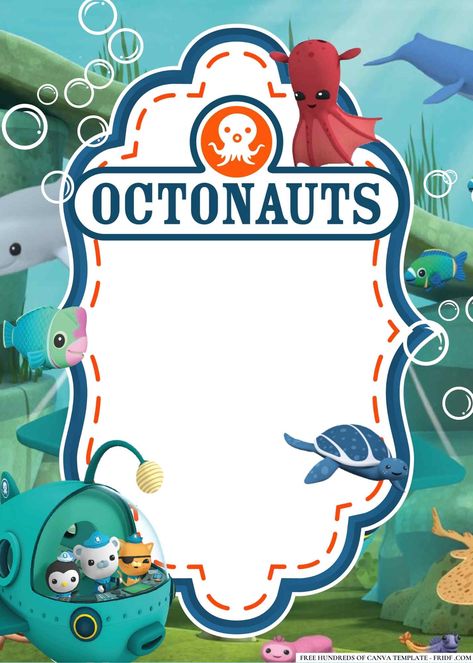 FREE Editable Octonauts Birthday Invitations Check more at https://www.fridf.com/free-editable-octonauts-birthday-invitations/ Octonauts Invitation, Octonauts Birthday Party, Bday Invitations, Boss Baby, 4th Birthday, Birthday Party Invitations, Birthday Invitations, Party Invitations, Birthday Party