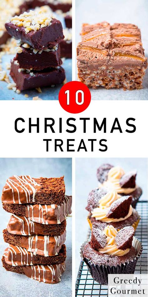 10 Best Christmas Treats Chocolate Fairy Cakes, Best Christmas Treats, Chocolate Flapjacks, Treats And Sweets, Chocolate Orange Cupcakes, Chocolate Pairings, Fairy Cakes, Sugar Free Chocolate, Chocolate Peppermint