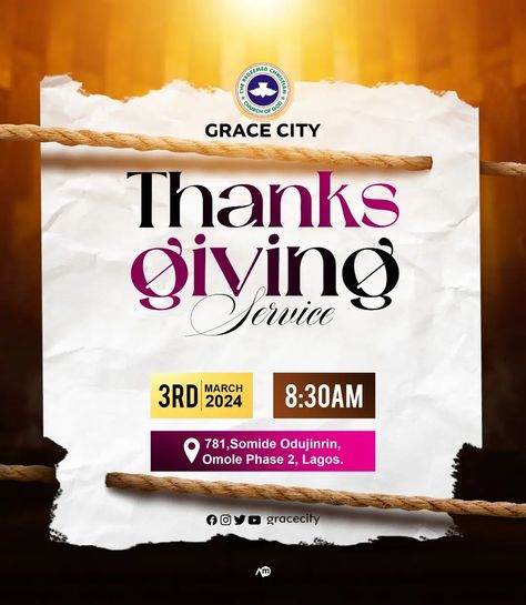 A little design for tomorrow thanksgiving service...I don't know how I got here o I just saw the rope in my resources while scrolling and I started thinking of what I could do with it, then a while after i found myself here. I guess I leant some few things from @ceasargraphix designs Pls do drop your opinion in the comment section. I CAN HANDLE YOUR NEXT DESIGN PROJECT... SEND ME A DM 💌 OR CALL +2349060206837 Please follow for more 🔵 . . . . . . . . . . graphicdesign #design #art #graphi... Flier Backgrounds, Hair Poster Design, Thanksgiving Ads, Event Poster Design Inspiration, Church Banners Designs, Thanksgiving Service, Christian Graphic Design, Church Media Design, Graphic Design Business Card