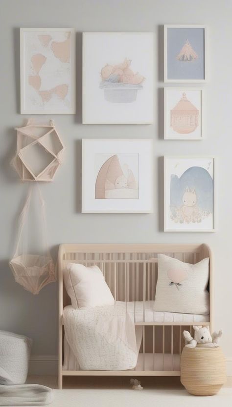 Modern girl nursery