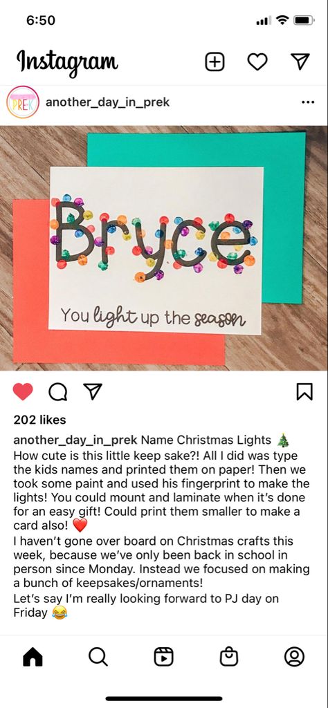 Christmas Lights Name Preschool, Christmas Light Crafts For Toddlers, Christmas Name Crafts For Kids, Sped Christmas Crafts, Fingerprint Lights Craft, Christmas Lights Activities For Kids, Preschool Christmas Lights Craft, Christmas Light Activities Preschool, Christmas Light Crafts For Preschool