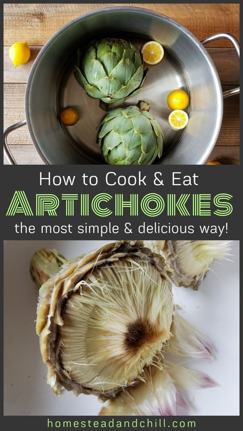 Cook Artichoke, How To Cook Artichokes, How To Cook Artichoke, Veggie Recipe, Artichoke Recipes, Veggie Sides, Veggie Dishes, Vegetable Dishes, How To Cook