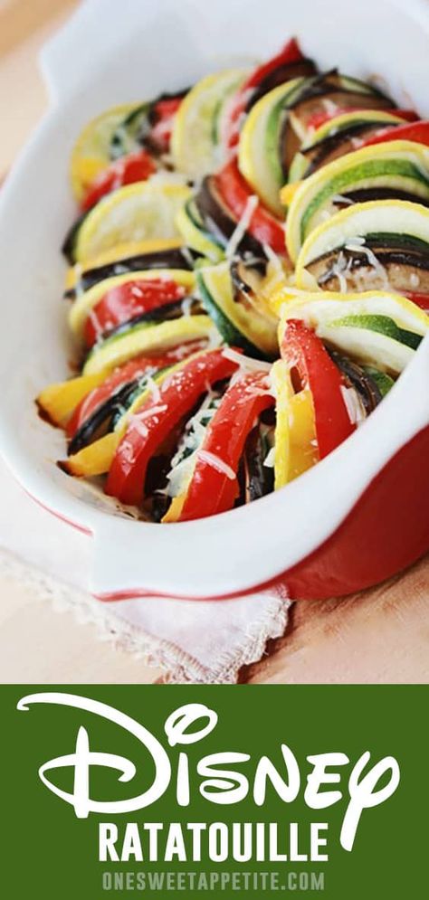 Ratatouille Party, Ratatouille Ingredients, Disney Themed Food, Disney Foods, Disney Dishes, Disney Inspired Food, Ratatouille Recipe, Disney Dinner, Disney Recipes