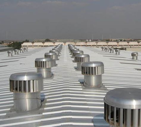 The sheet roofing ventilators offered by us are manufactured using high quality metals to ensure high durability and longer service life. By applying latest technologies and manufacturing techniques we fabricate these sheet roofing ventilators in different sizes, specifications and capacities as per the application level and requirements of our clients. http://www.aircomfortsystems.in/sheet-roofing-ventilators.php Industrial Roofing, Metal Awning, Industrial Sheds, Roof Fan, Residential Roofing, Cool Roof, Roof Vents, Roofing Sheets, Roofing Services